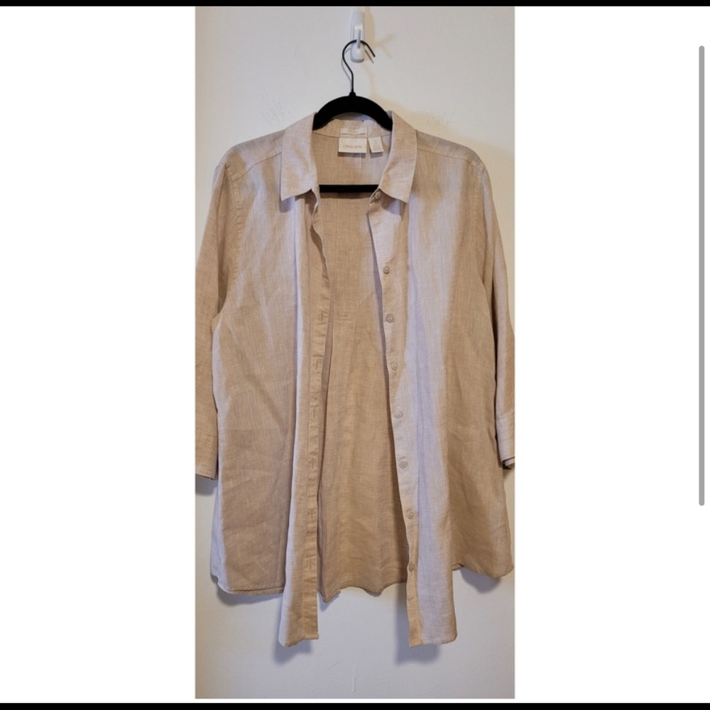 Chicos Linen Shirt
